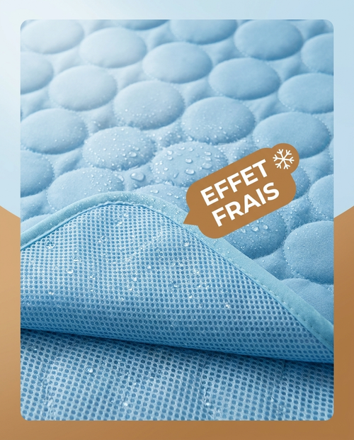 Gros plan matelassé du tapis rafraîchissant, effet frais